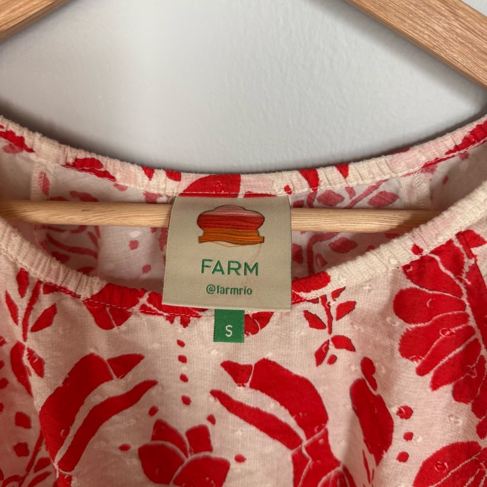 Farm Rio Jungle Flow Top size Small - Picture 2 of 5